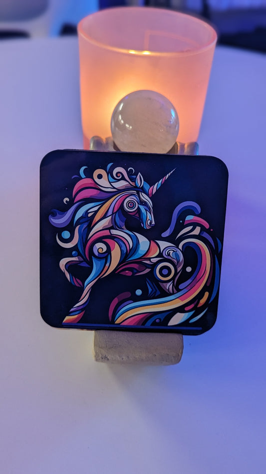 Abstract Unicorn Coaster