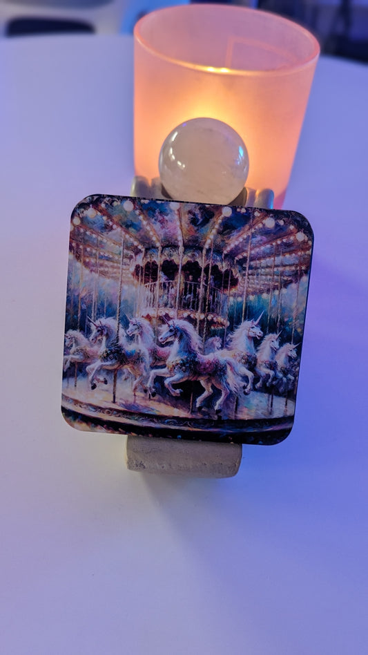 Impressionism Unicorn Coaster